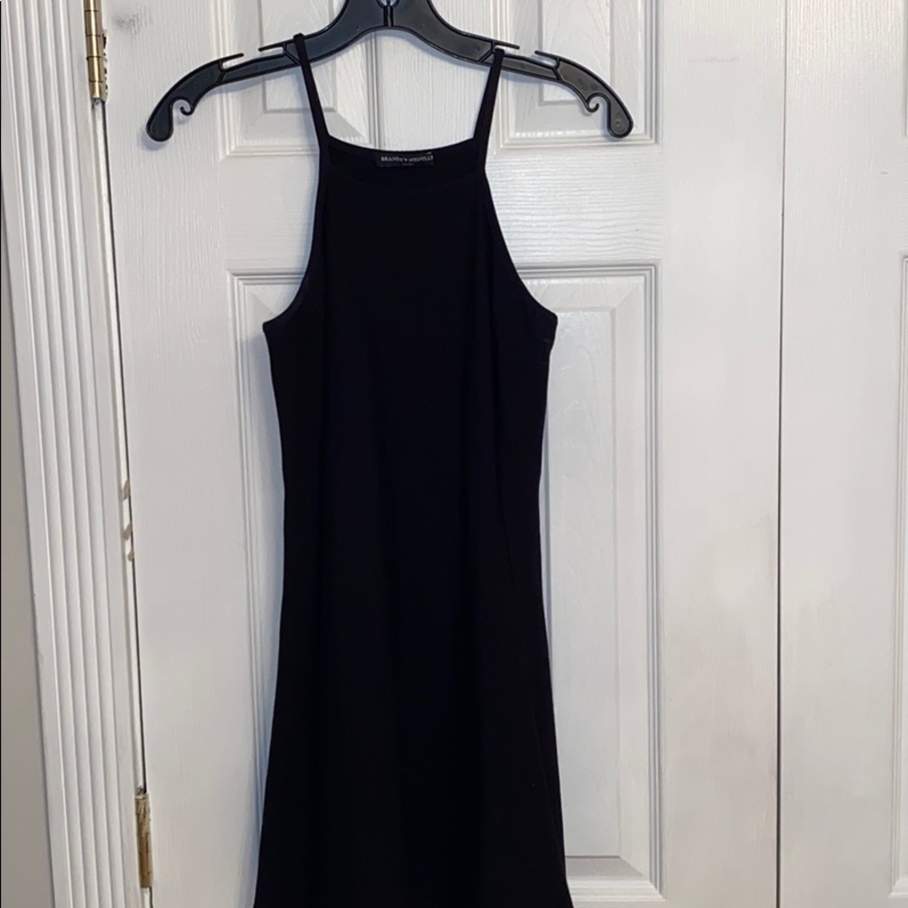 Brandy Melville Black High Kneck Dress